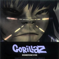 Обложка трека 'GORILLAZ - Rhinestone Eyes'