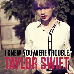 Обложка трека 'Taylor SWIFT - I Knew You Were Trouble'